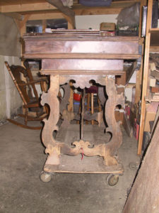 Plum Studio Antique Restoration & Custom Furniture Spanish Desk Restoration 2012-01-21 001 Seattle, WA